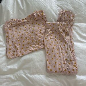 Lates By Kate Pink Polka Dot Pajama Set
